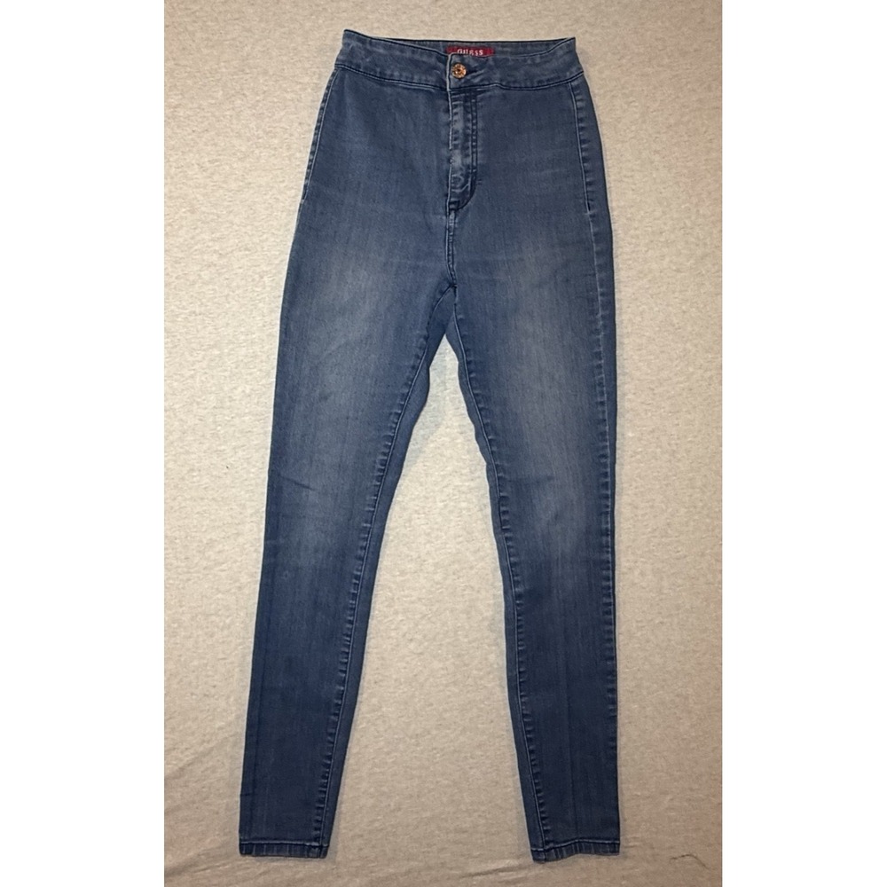 GUESS Los Angeles. Size 24 waist. High waist. Jegging light wash Jeans. strech